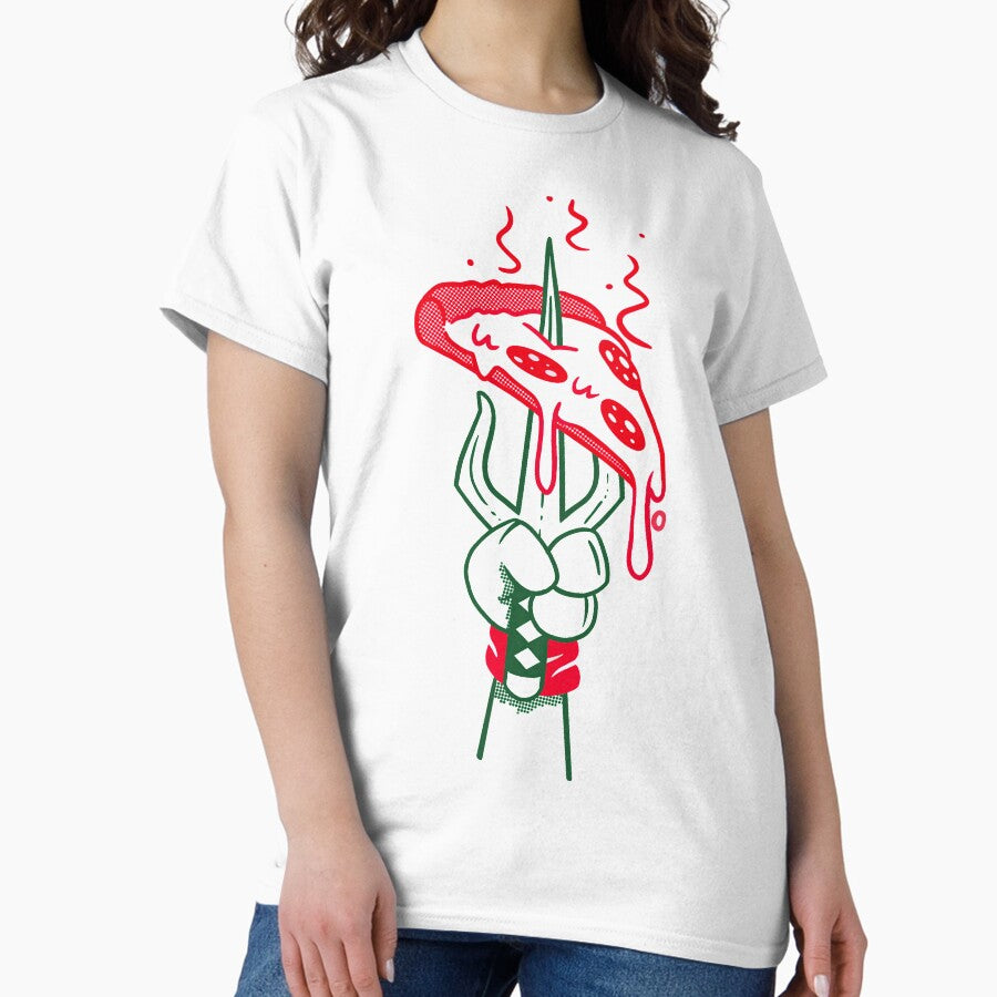 Pizza Fork Classic T-Shirt