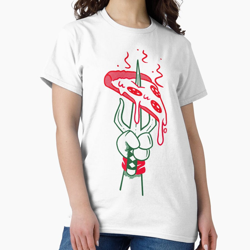 Pizza Fork Classic T-Shirt