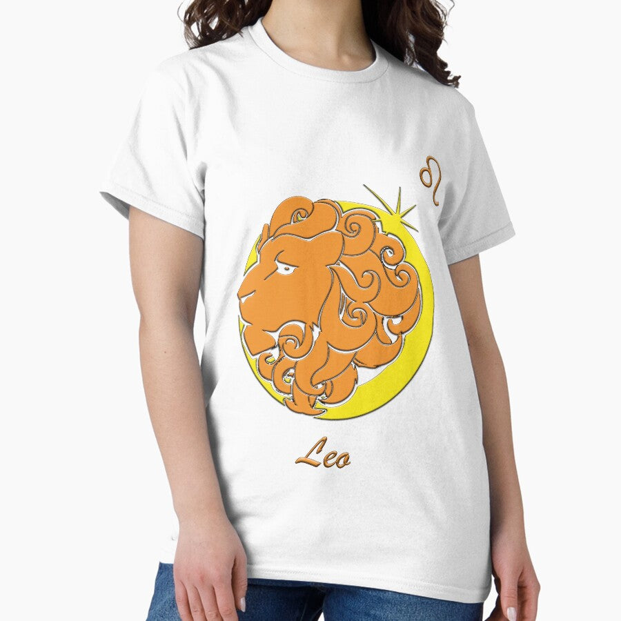 Leo Zodiac Sign D1V3-1 Classic T-Shirt