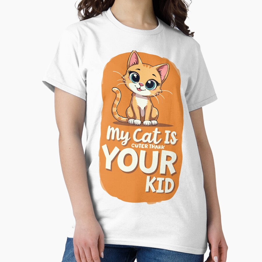 Cat Lover Humor | Funny Cat Mom Design | Pet Owner Gif Classic T-Shirt