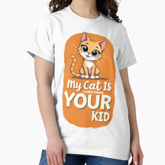 Cat Lover Humor | Funny Cat Mom Design | Pet Owner Gif Classic T-Shirt