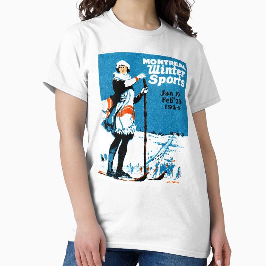 1924 Montreal Winter Sports Classic T-Shirt