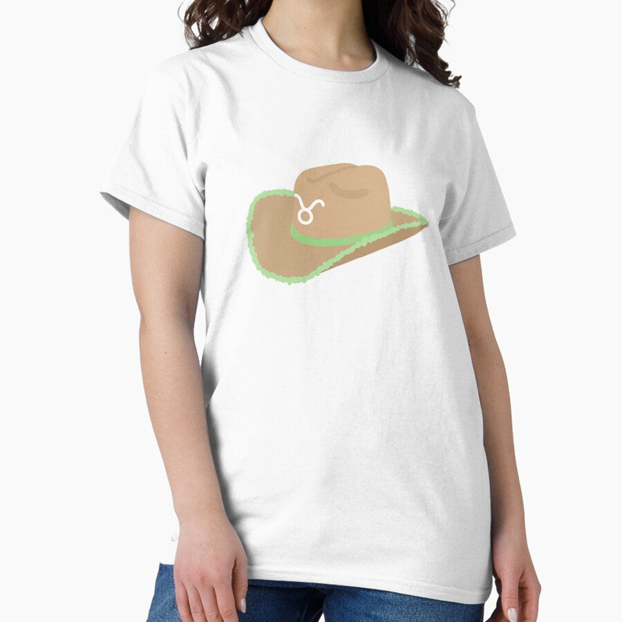 taurus cowgirl hat Classic T-Shirt