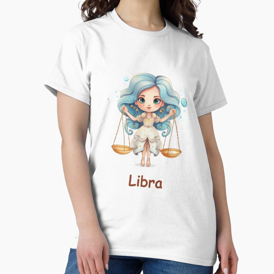 Cute Zodiac sign Libra Classic T-Shirt