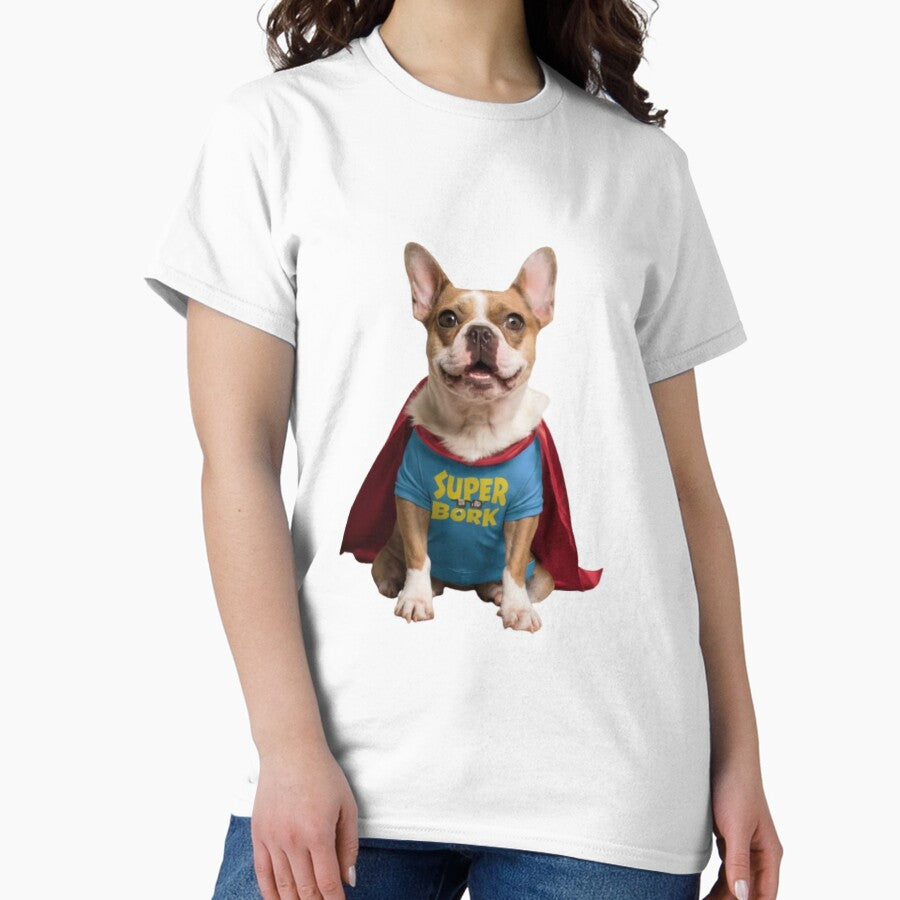 A dog dressed as a superhero Classic T-Shirt