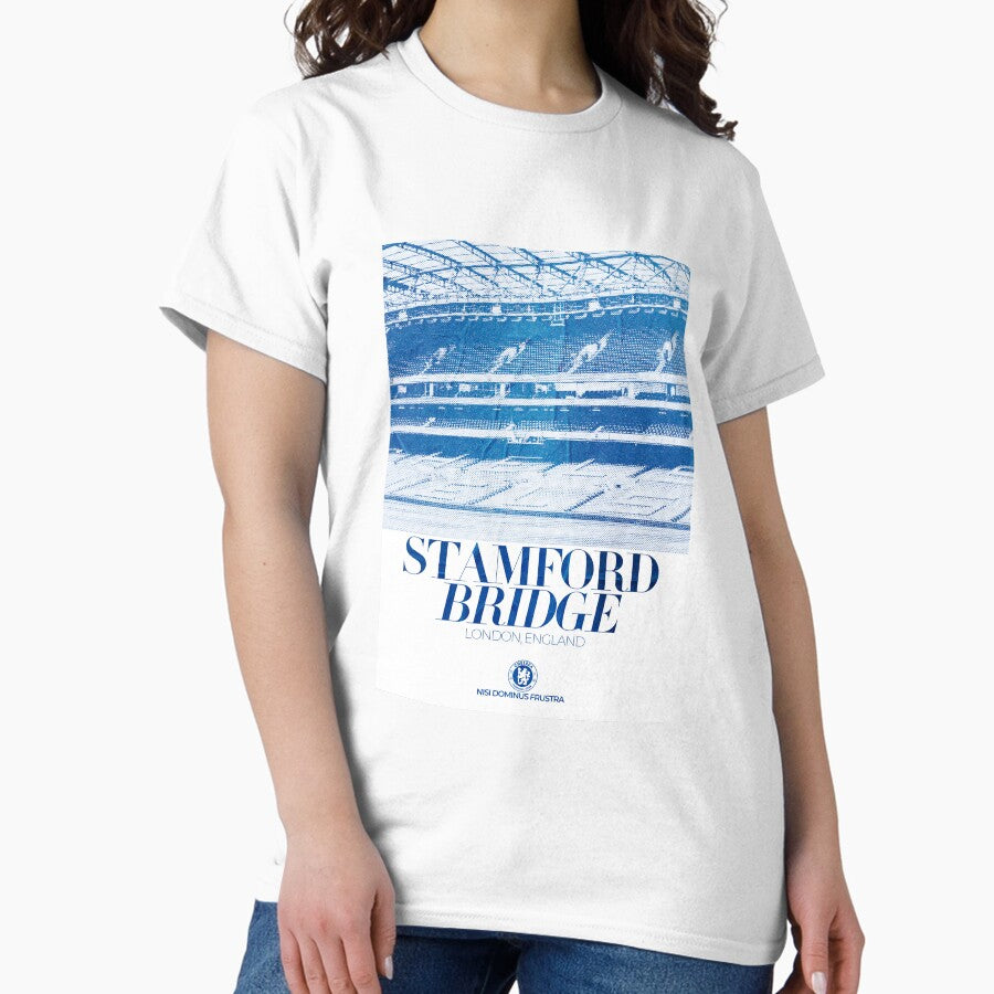 Chelsea Stamford Bridge Stadium poster Classic T-Shirt