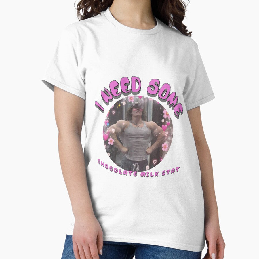 Sam Sulek I Need Some Milk Stat Pump Cover Gift For Bodybuildertren Hardgym Buddy Tshirtgym Rats Tee For Gym Brolegalize Anabolic Steroids Meme Classic T Shirt