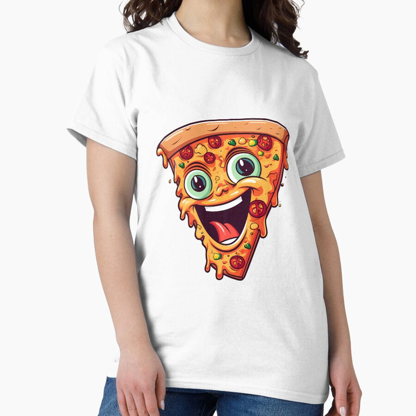 Pizza Head Sticker Classic T-Shirt