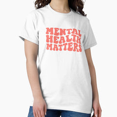 Mental Health Matters Living Coral Classic T Shirt