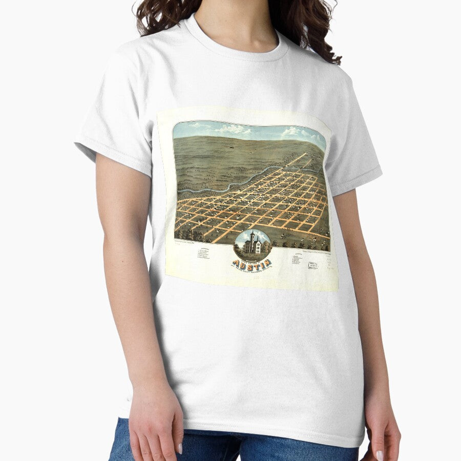 Austin Minnesota 1870 Classic T Shirt