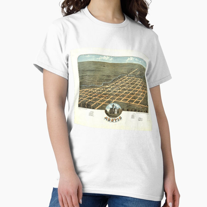 Austin Minnesota 1870 Classic T Shirt