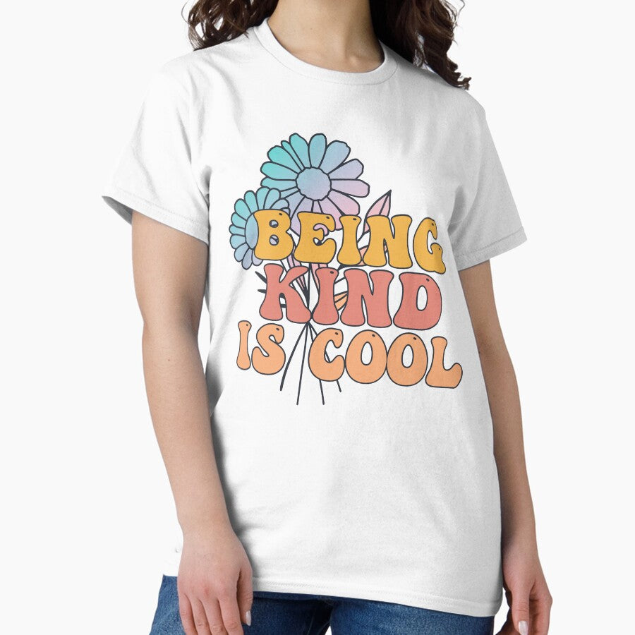 Retro Being Kind is Cool Classic T-Shirt