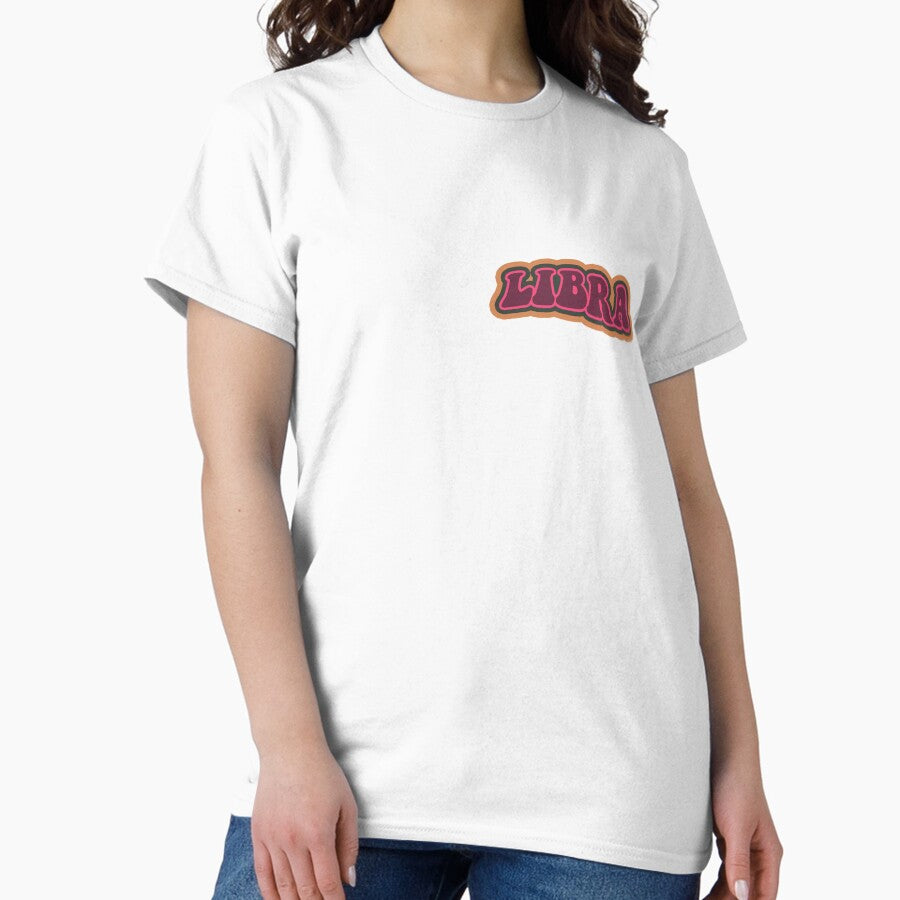 Libra zodiac sign design Classic T-Shirt