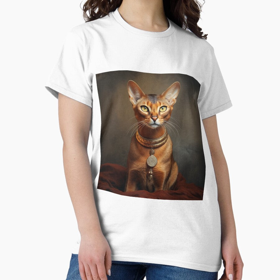 Queen Abyssinian Cat Classic T-Shirt