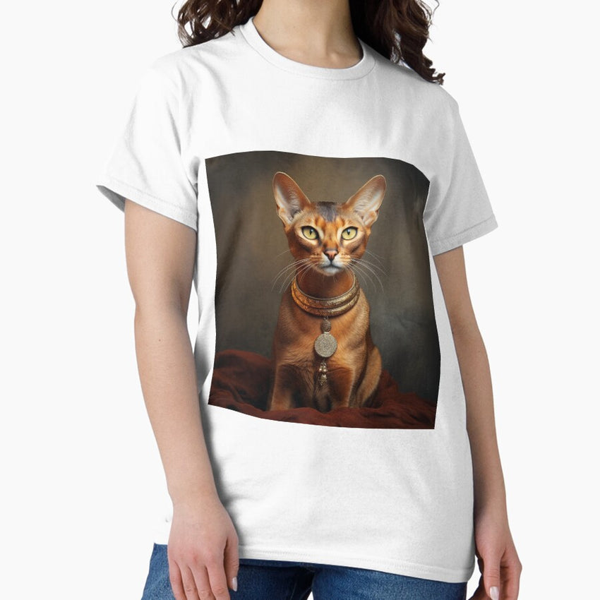 Queen Abyssinian Cat Classic T-Shirt