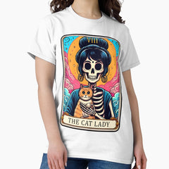 The Cat Lady Tarot Card Cat Lovers Classic T-Shirt