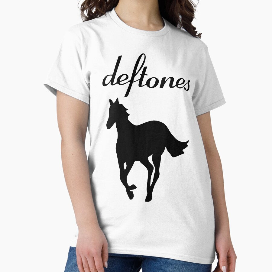 The Horse Pony Black White Classic T-Shirt