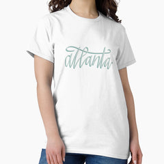 Atlanta Georgia calligraphy Classic T-Shirt