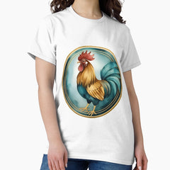 Rooster. Chinese zodiac sign. Year of the Rooster. Classic T-Shirt