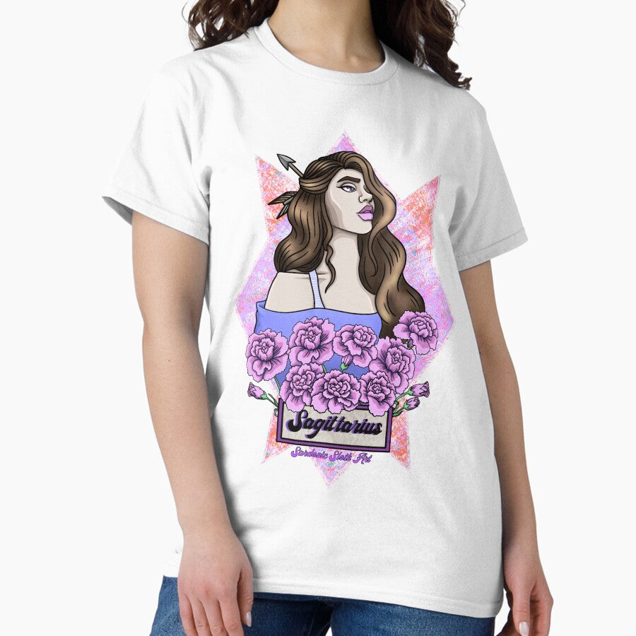 Female Sagittarius Classic T-Shirt