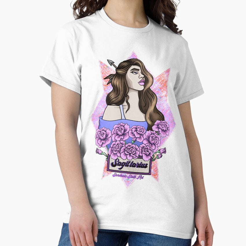 Female Sagittarius Classic T-Shirt