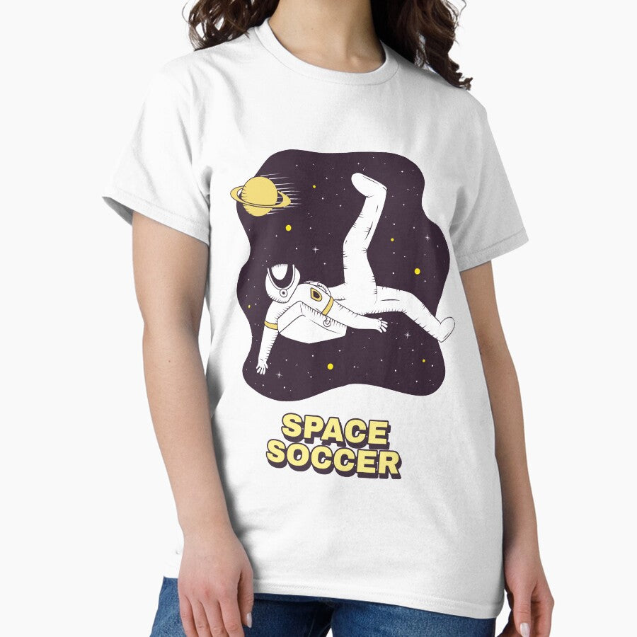 Astronaut Play Space Soccer Classic T-Shirt