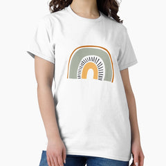Aesthetic Neutral Rainbow Classic T Shirt