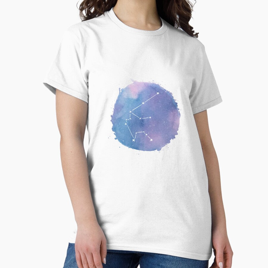 Aquarius constellation in pastel colors Classic T-Shirt