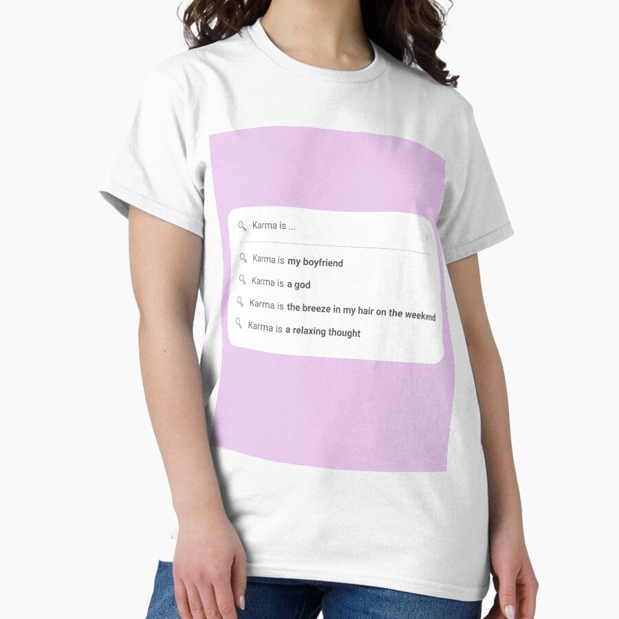Taylor Swift Midnights Karma Pretty Pink Classic T Shirt