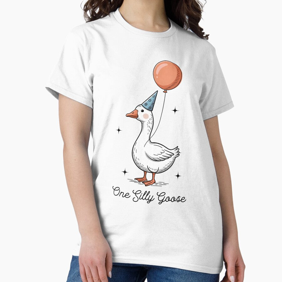 One Silly Goose Newborn Goose Lover Classic T Shirt