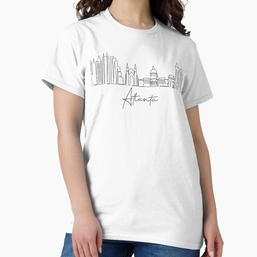Atlanta Georgia City Skyline Classic T Shirt