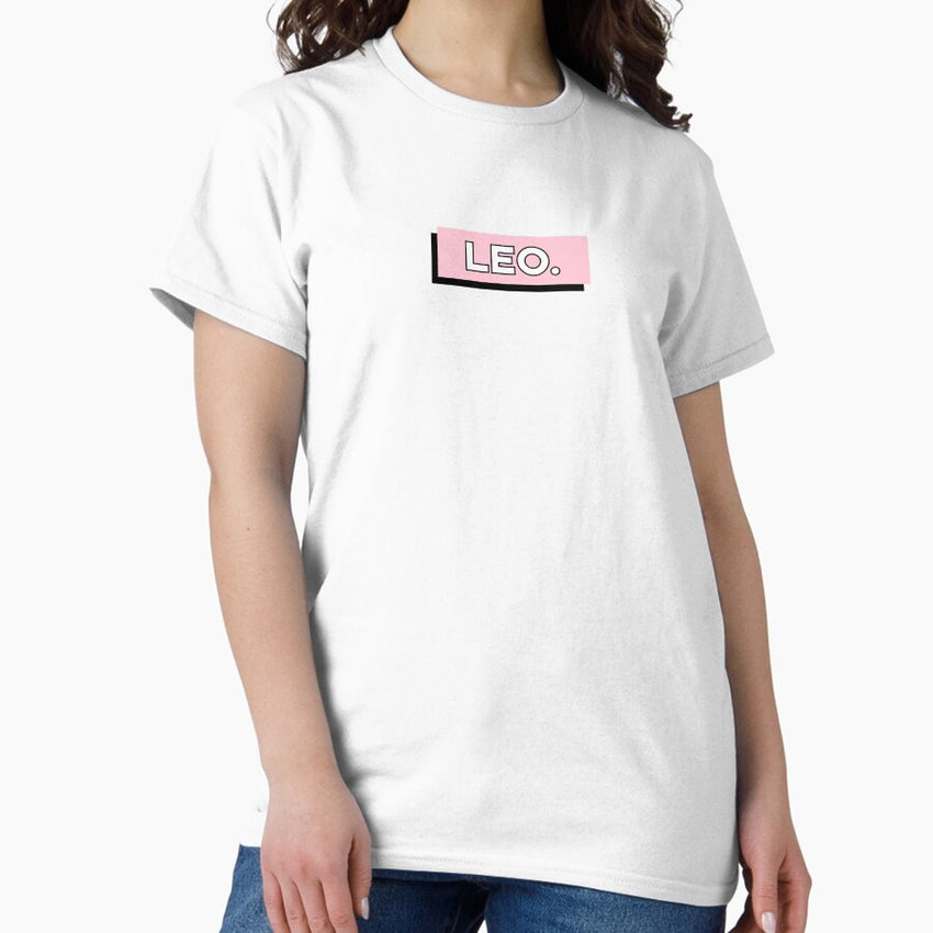 Pink and Black Leo Classic T-Shirt