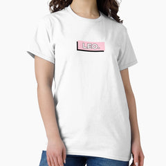 Pink and Black Leo Classic T-Shirt