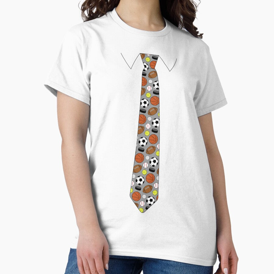 All Sports Neck Tie Classic T-Shirt