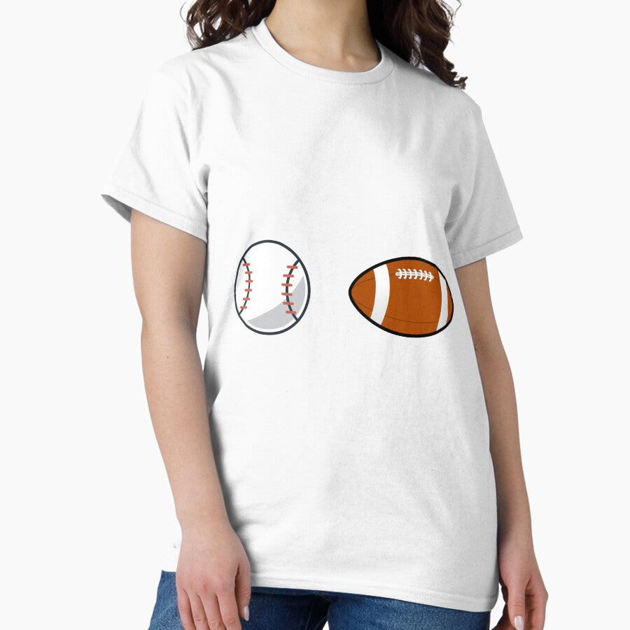 Baseball American Football Sports Classic T-Shirt