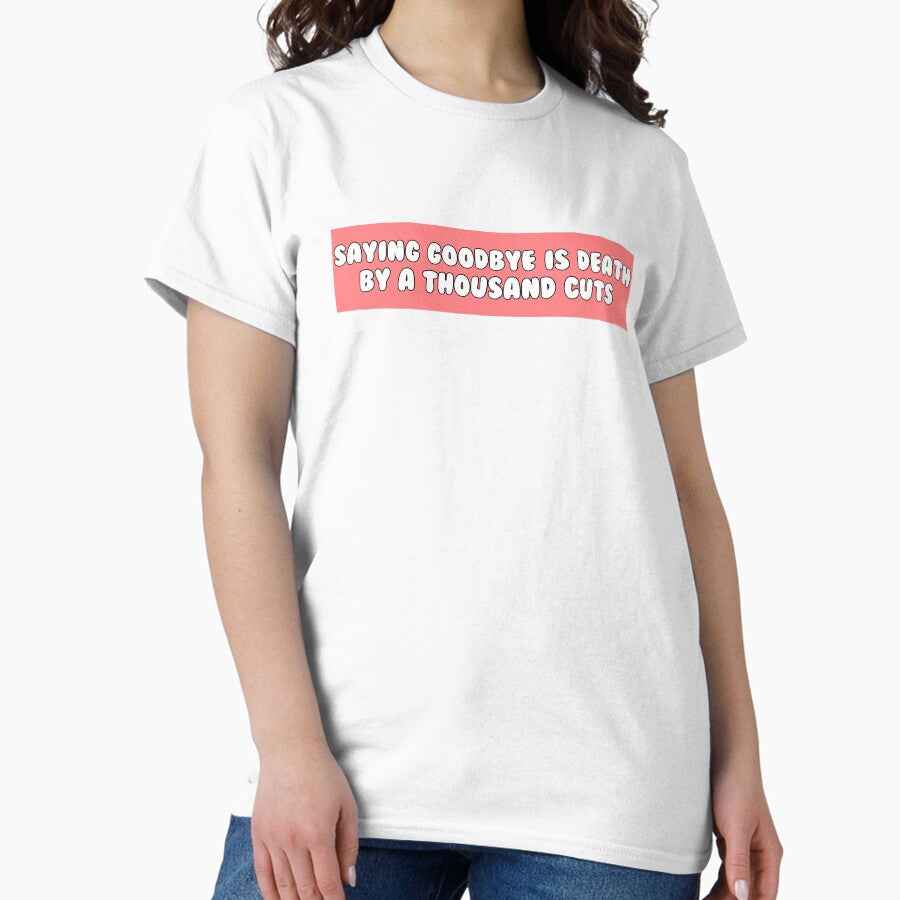 Death By A Thousand Cuts Lyrics Taylor Swift Lover Classic T Shirt