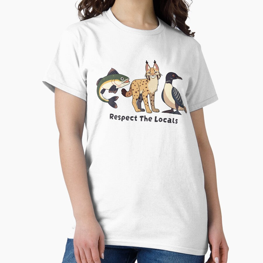 Respect The Locals - Minnesota Wildlife Classic T-Shirt