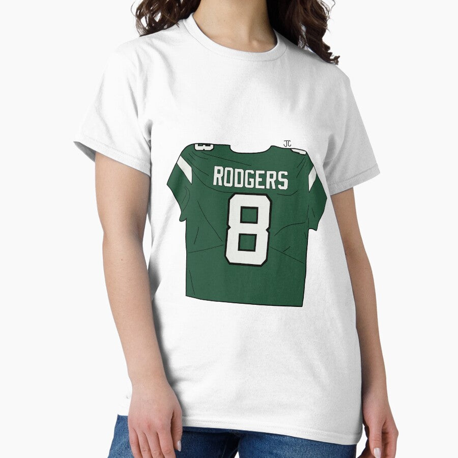 Aaron Rodgers Jets Jersey Classic T Shirt