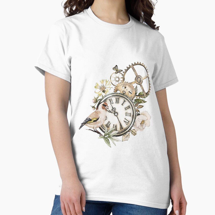 Steampunk Bird Classic T-Shirt