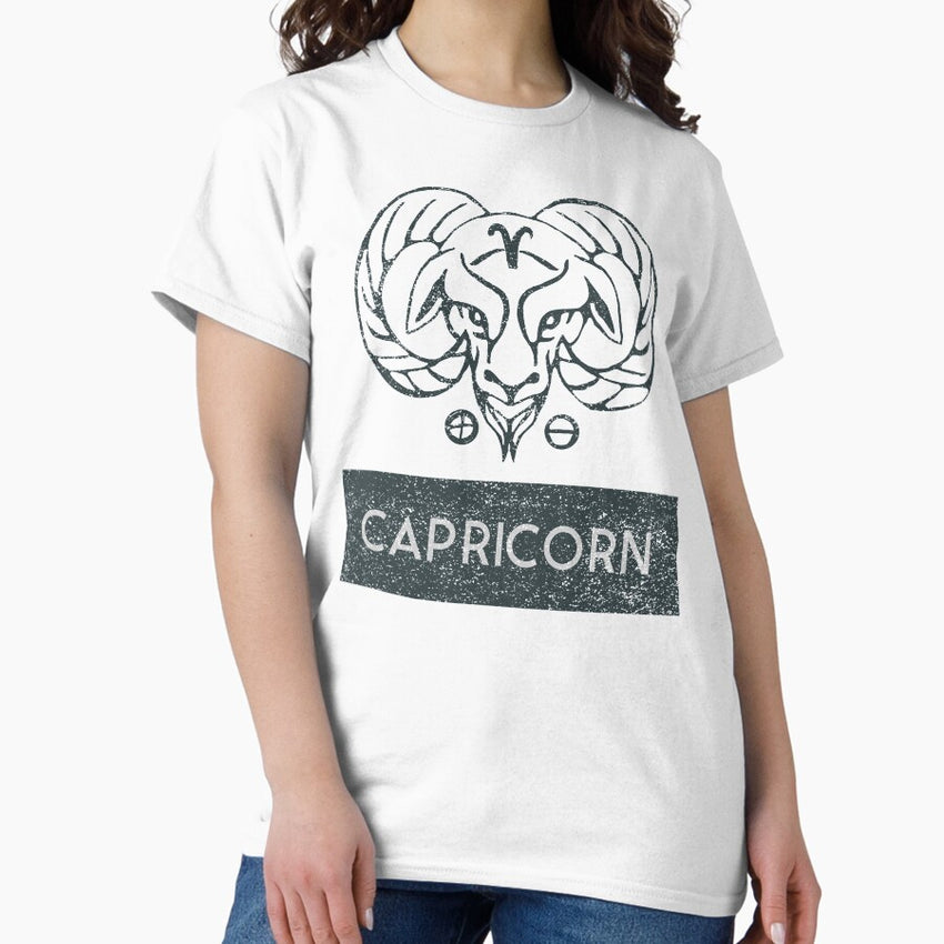 Capricorn Zodiac Sign Design Classic T-Shirt