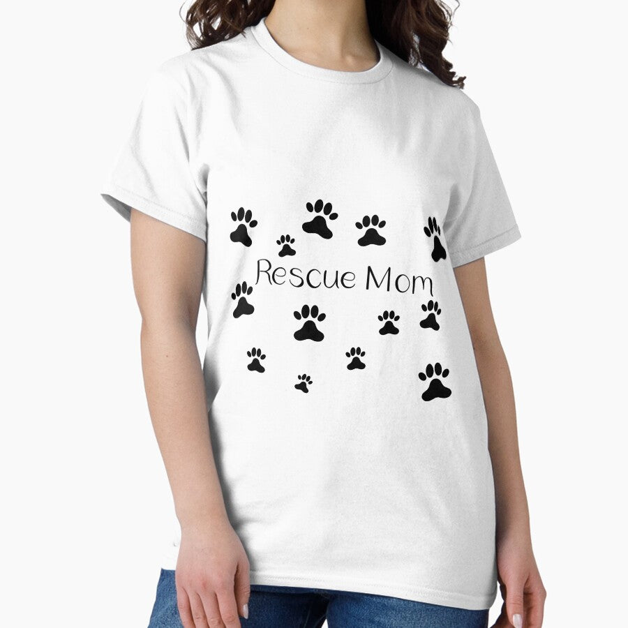 Rescue Mom Pattern Classic T-Shirt