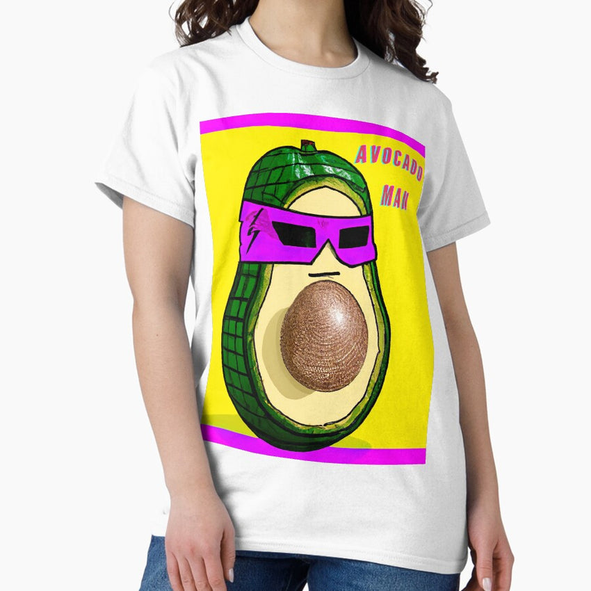 Avocado Man The SuperHero Classic T-Shirt