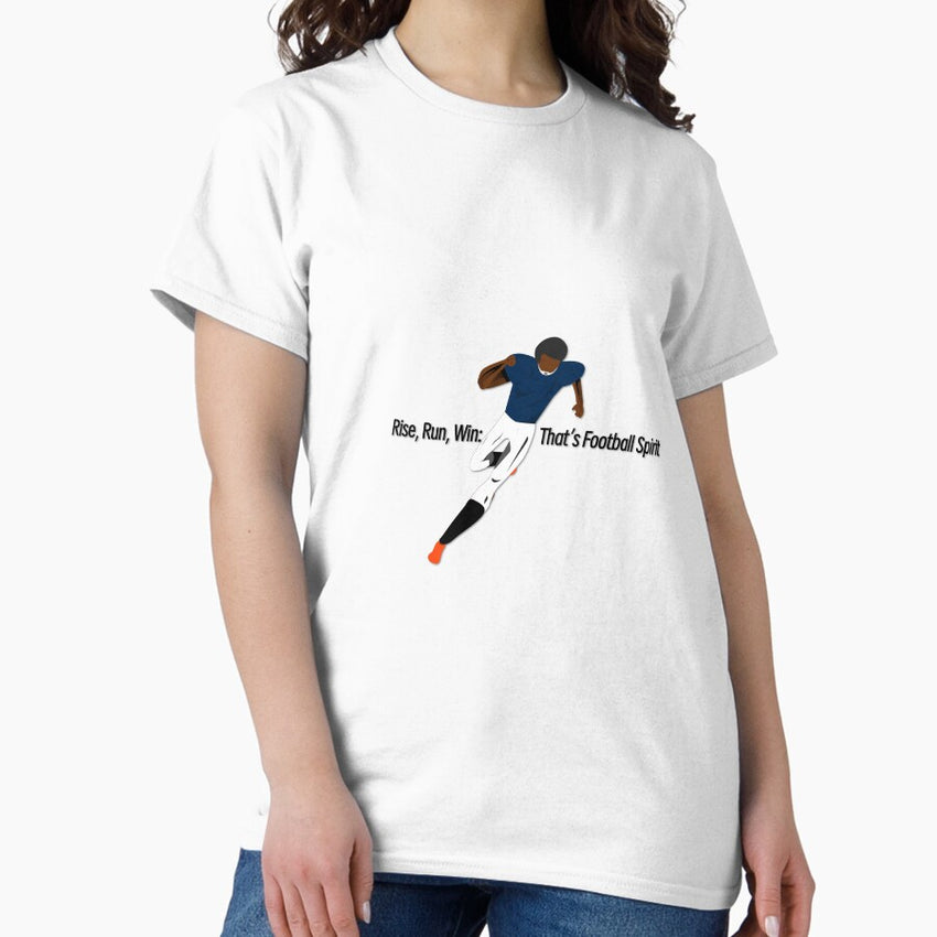 American football sports team spirit T-shirt unisex Classic T-Shirt