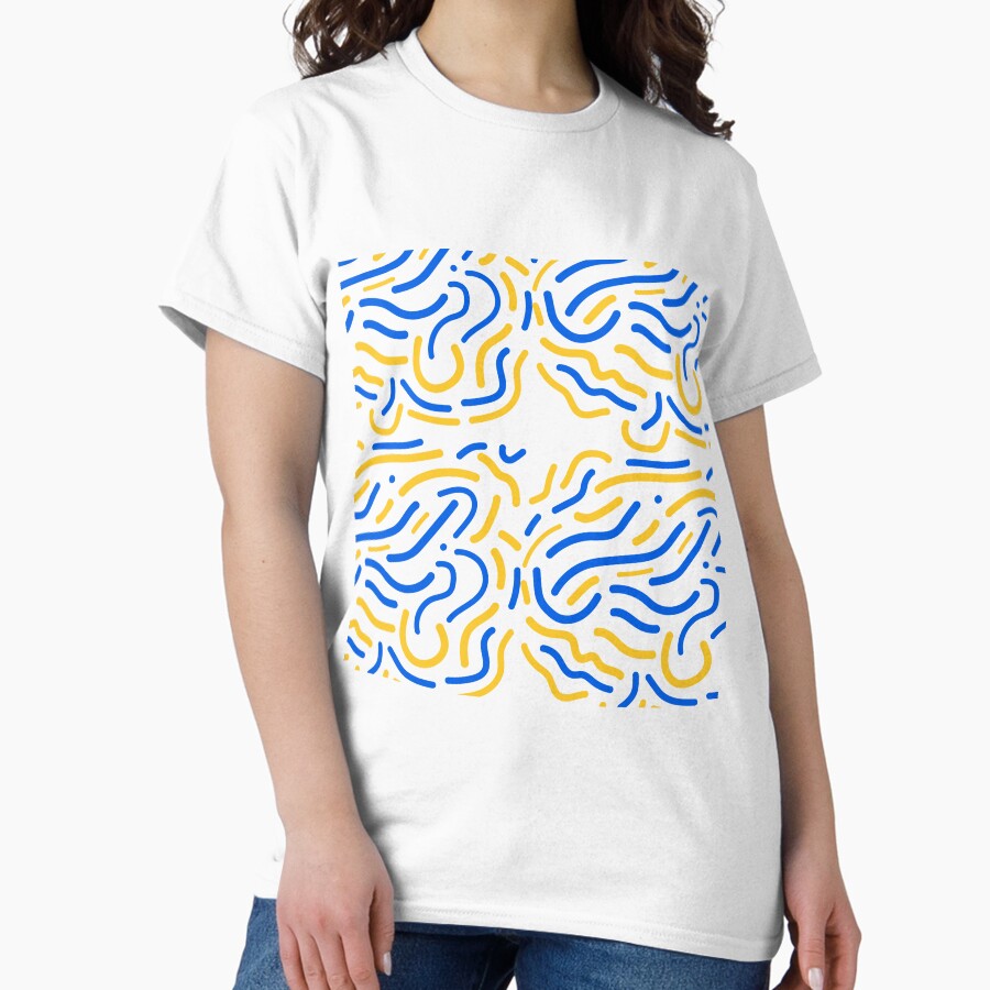 Abstract line, gift for kid Classic T-Shirt