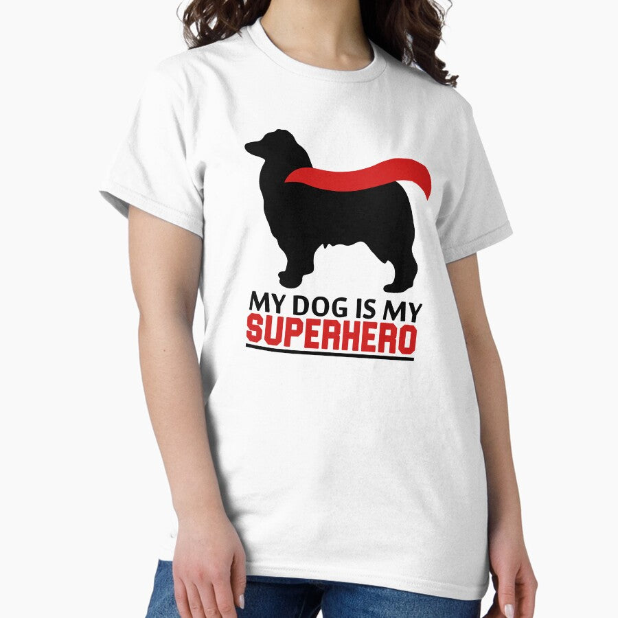 Australian Shepherd - Superhero Classic T-Shirt