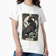 Capricorn tarot card zodiac Classic T-Shirt