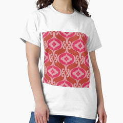 Retro pattern with texture pattern print background Classic T-Shirt