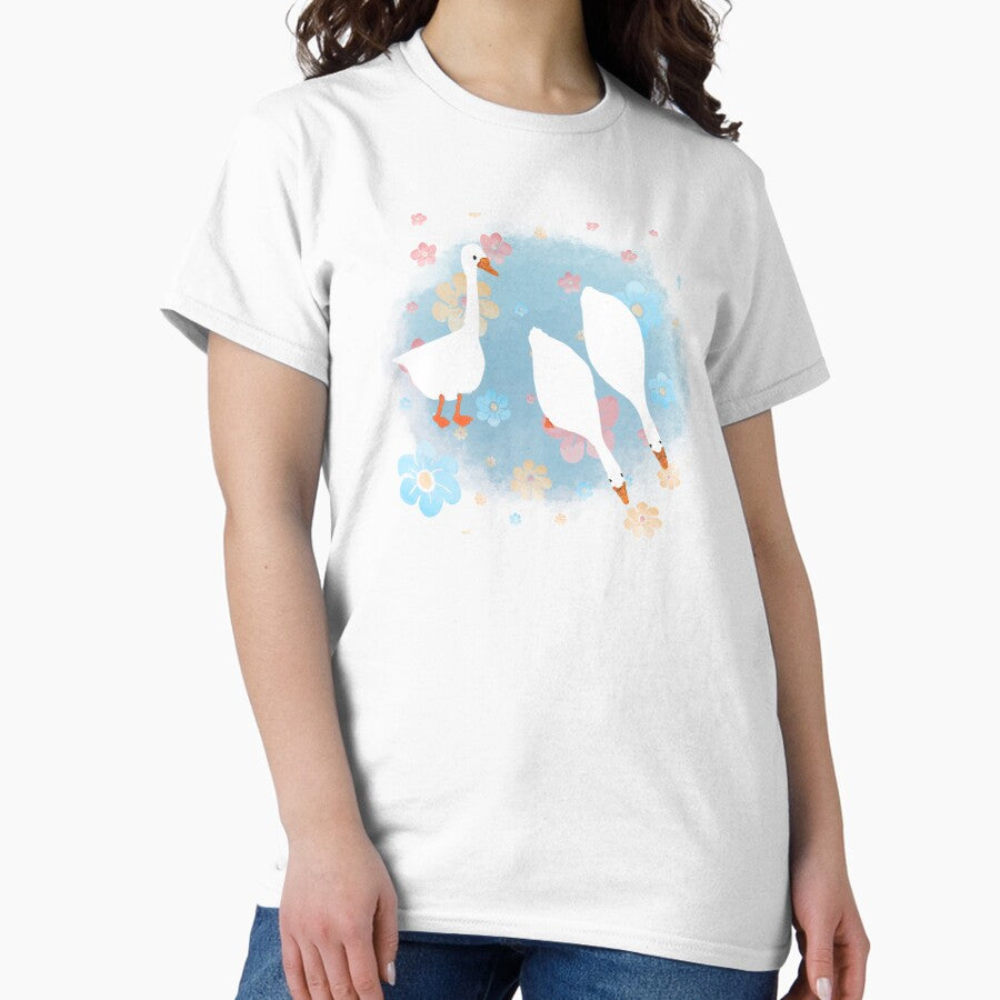 Silly Gooses Summer Dream Garden Classic T Shirt