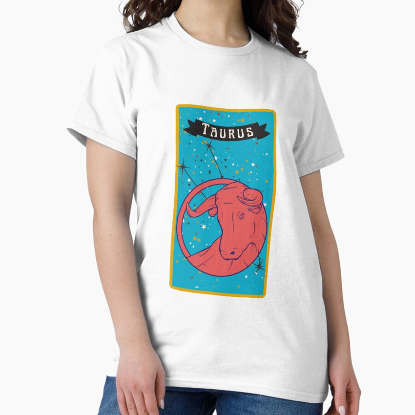 Taurus Zodiac Tarot Card Classic T-Shirt