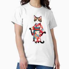 Cat tortie kimono Classic T-Shirt